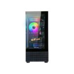 Ant Esports Crystal X2 Argb Mid Tower Atx Cabinet Black (CRYSTAL-X2-ARGB-BLACK) - Image 3
