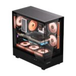 Ant Esports Crystal X6 ARGB (ATX) Mid Tower Cabinet (Black) - Image 2