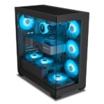 Ant Esports Crystal X7 ATX Gaming Cabinet with Type-C (Black) - Image 4