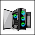 Ant Esports Dynamic GT ARGB (E-ATX) Mid Tower Cabinet (Black) - Image 4