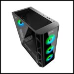 Ant Esports Dynamic GT ARGB (E-ATX) Mid Tower Cabinet (Black) - Image 3