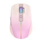 Ant Esports GM400W RGB Wireless Gaming Mouse Light Pink 1 1