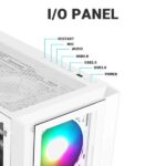 Ant Esports ICE-170TG (ATX) Mid Tower Cabinet (White) - Image 4