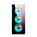 Ant Esports ICE-311GT RGB (ATX) Mid Tower Cabinet (Black) - Image 2