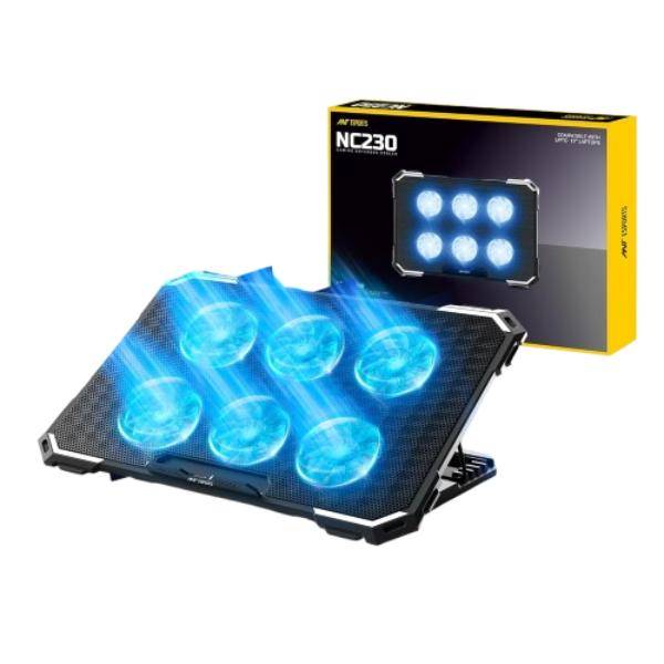 Ant Esports NC230 RGB Gaming Notebook Cooler Pad Black