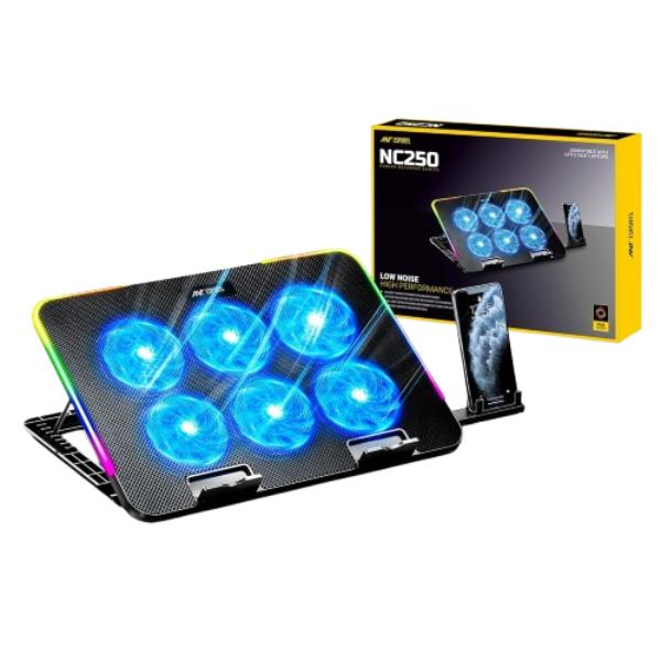 Ant Esports NC250 RGB Laptop Cooling Pad Black