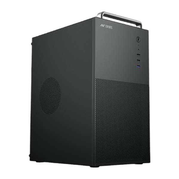 Ant Esports Si12 Mid-Tower M-ATX Gaming Cabinet (Black)