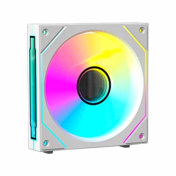 Ant Esports Stackerflow 120mm 3 in 1 ARGB Case Fan Kit (White)