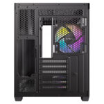 Antec CX800 Wood ARGB Mid Tower Tempered Glass PC Gaming Case (Black) - Image 2