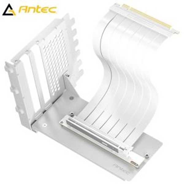 Antec RTX50 PCI-E 5.0 Riser Cable Vertical Bracket Kit White (AT-RCVB-W200-PCIE5)