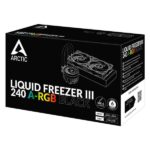 Arctic Liquid Freezer III 240 ARGB CPU Liquid Cooler (Black) - Image 5