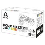 Arctic Liquid Freezer III 240 ARGB CPU Liquid Cooler (White) - Image 6