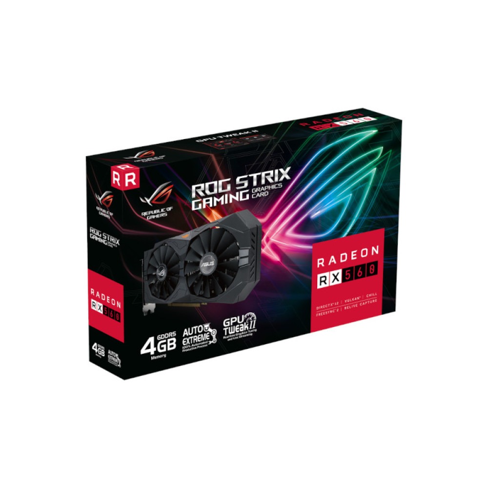 Asus Rog Strix Radeon Rx 560 V2 4Gb Gddr5