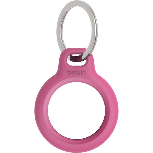 Belkin Secure Holder with Key Ring for Apple AirTag (Pink)