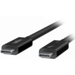 Access up to 40 GB/s of bandwidth with this 6.6' long Belkin Thunderbolt 4 Cable. Get ultra-fast data transfer speeds