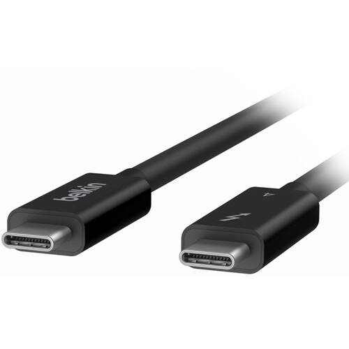 Access up to 40 GB/s of bandwidth with this 6.6' long Belkin Thunderbolt 4 Cable. Get ultra-fast data transfer speeds