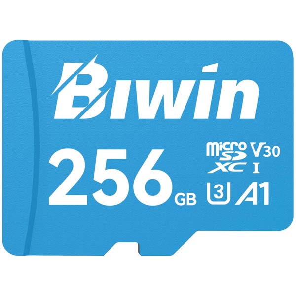 Biwin MS100 256GB Micro SDXC Card MicroSD UHS-I Memory Card