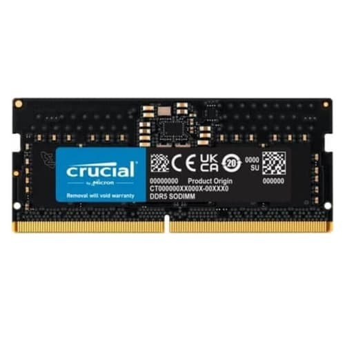 Crucial 16GB 4800MHz CL40 DDR5 Laptop RAM (CB16GS4800)