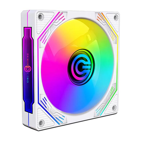 CIRCLE CG Infinity X3 ARGB Case Fan (White)