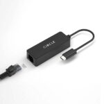 CIRCLE ROOTZ TYPE-C ETHERNET 10/100 MBPS Wired Ethernet Lan Adapter compatible with Windows & Mac