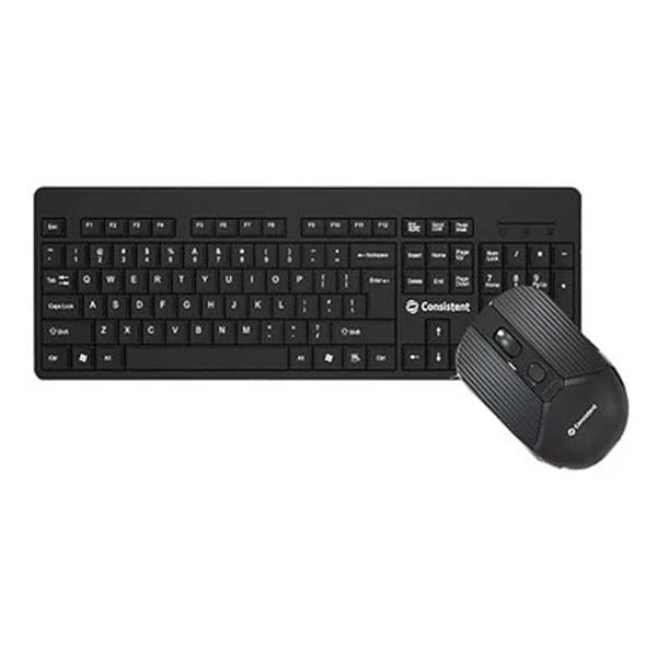 Consistent Voice Wireless Keyboard and Mouse (CMW401) Keyboard 2.4 GHz & Bluetooth 5.0 Connectivity