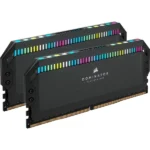CORSAIR DOMINATOR PLATINUM RGB 64GB (2x32GB) DDR5 6000MHz CL30 Memory (Black)