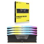 CORSAIR VENGEANCE RGB DDR5 128GB (4x32GB) 5600MHz CL40 RAM (Black) - Image 2