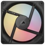CORSAIR iCUE LINK LX120-R RGB 120mm PWM Reverse Fan (Black) - Image 3