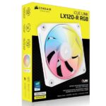 CORSAIR iCUE LINK LX120-R RGB 120mm PWM Reverse Fan (White) - Image 3