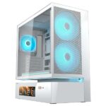 COUGAR CFV235 Mesh Vision ARGB ATX Mid Tower Cabinet (White)