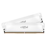 Crucial Pro Overclocking 32GB (2 x 16GB) DDR5 6000 MT/s CL36 UDIMM Memory Kit (White) - Image 3