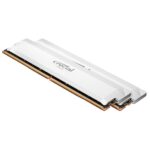 Crucial 32GB (2x16GB) Pro Overclocking DDR5 6400 MT/s CL38 UDIMM Memory Kit (White) - Image 2