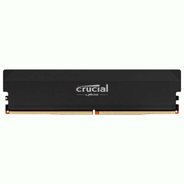 Crucial Pro 32GB DDR5-6400 UDIMM OC Gaming Memory Black (CP32G64C40U5B)