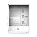 Circle Eliminator X5 TYPE C 2.0 Mid-Tower Computer Case Gaming Cabinet - White - Image 2