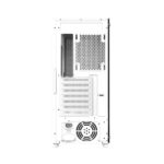 Circle Eliminator X5 TYPE C 2.0 Mid-Tower Computer Case Gaming Cabinet - White - Image 4