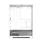 Circle Eliminator X5 TYPE C 2.0 Mid-Tower Computer Case Gaming Cabinet - White - Image 3