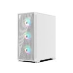 Circle Furious Mesh 240 ARGB Mid-Tower Computer Case Gaming Cabinet - White - Image 2