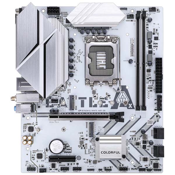Colorful BATTLE-AX B760M-G WHITE WIFI D5 V20A Motherboard