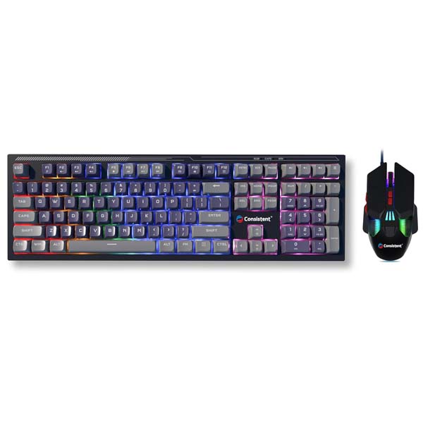 Consistent Avenger Gaming Combo Wired RGB & Mac Support Mouse & Keyboard for Windows