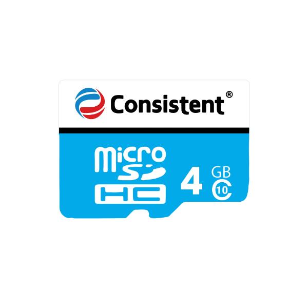 Consistent Micro SD Card 4Gb