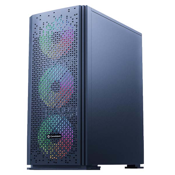 Consistent VECTOR Gaming PC Case (CIG2006) Black | Support :ATX