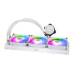 Cooler Master MasterLiquid 360L Core ARGB 360mm CPU Liquid Cooler (White) - Image 2