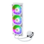 Cooler Master MasterLiquid 360L Core ARGB 360mm CPU Liquid Cooler (White) - Image 3
