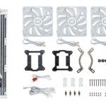 Cooler Master MasterLiquid 360L Core ARGB 360mm CPU Liquid Cooler (White) - Image 4