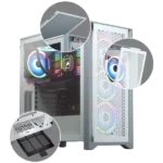 Corsair 4000D Airflow Cabinet (White)