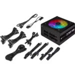 Corsair CX750F RGB 80 Plus Bronze SMPS (Black)