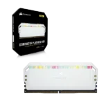 Corsair DOMINATOR PLATINUM RGB 32GB (2x16GB) DDR5 DRAM 5600MHz C36 Memory Kit (White)