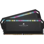 Corsair DOMINATOR PLATINUM RGB 32GB (2x16GB) DDR5 DRAM 7200MHz C34 Memory Kit (Black)