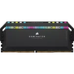 Corsair DOMINATOR PLATINUM RGB 64GB (2x32GB) DDR5 DRAM 5600MHz C40 Memory Kit (Black)