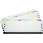 Corsair DOMINATOR PLATINUM RGB 64GB (2x32GB) DDR5 DRAM 5600MHz C40 Memory Kit (White)